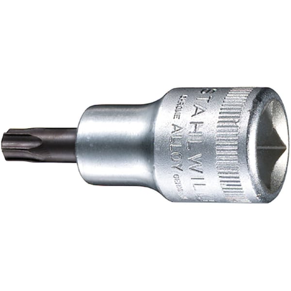 12, 5 mm (1/2") Screwdriver socket TORX T25 L.55 mm, 54 TX T 25